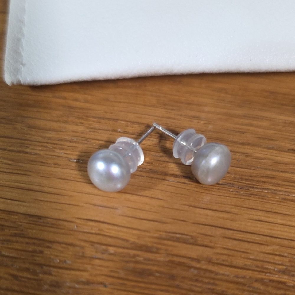 Pearl Stud Earrings